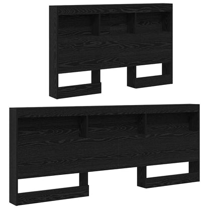 Testata contenitore Rovere Nero 120 cm Legno multistrato