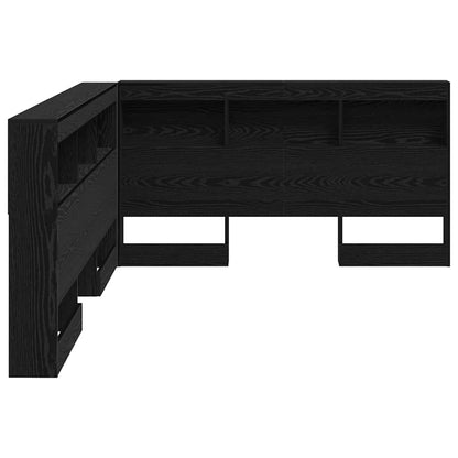 Testata contenitore Rovere Nero 140 cm Legno multistrato