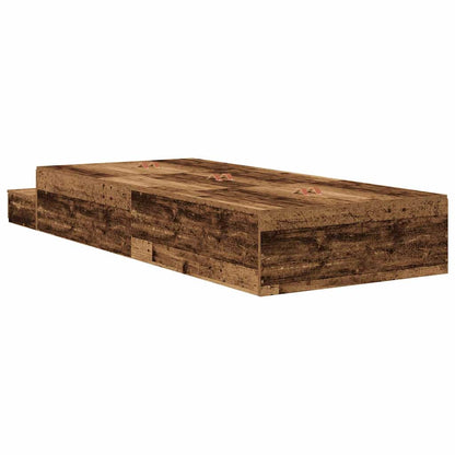Struttura letto con contenitore Legno vecchio 80 cm | homemem39