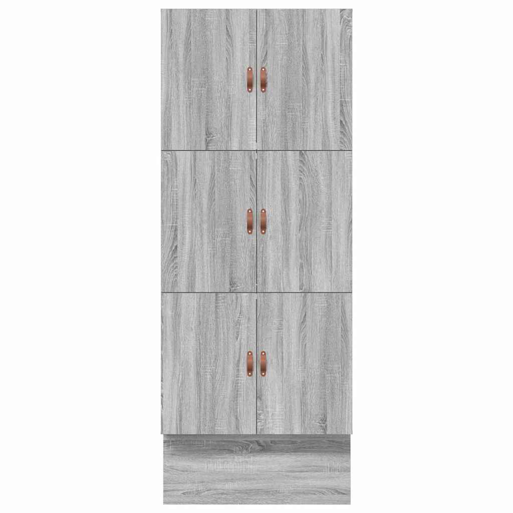 Struttura letto con contenitore con cassetto Grigio sonoma - homemem39