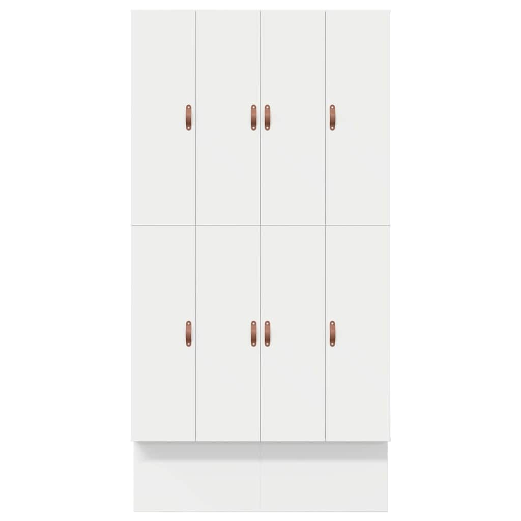 Struttura letto con contenitore Bianco 120 cm Legno multistrato | homemem39