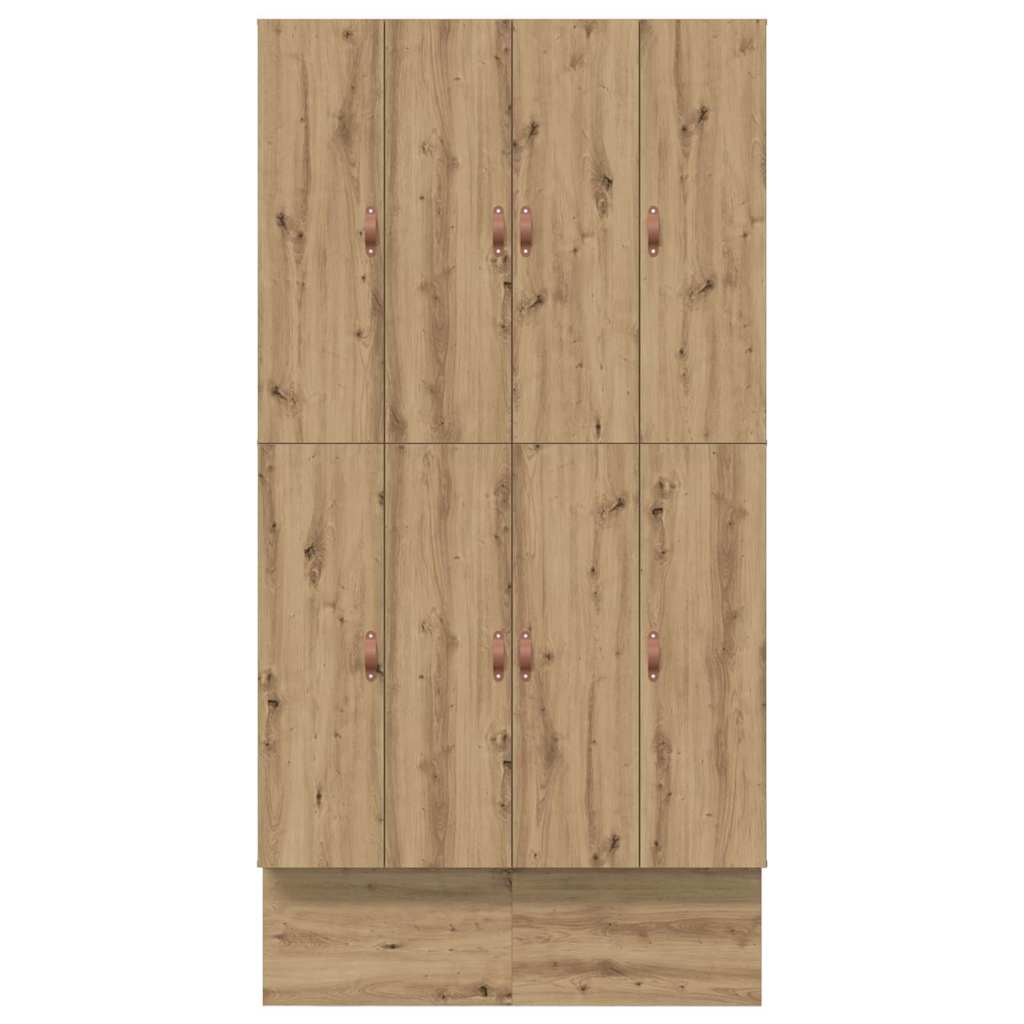 Struttura letto con contenitore con cassetto rovere artigianale - homemem39