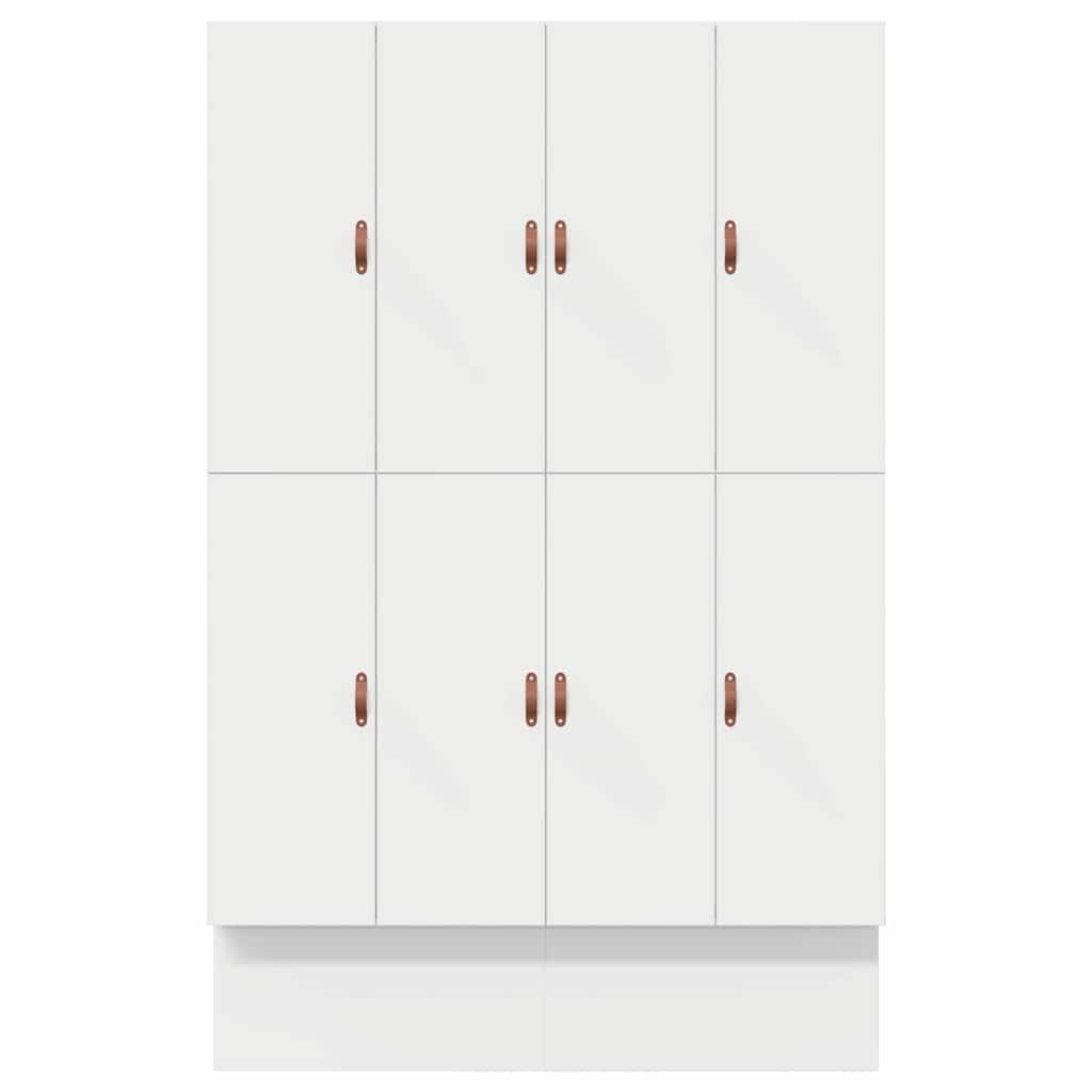 Struttura letto con contenitore Bianco 150 cm Legno multistrato | homemem39