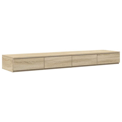 Struttura letto con contenitore Rovere Sonoma 150 cm | homemem39