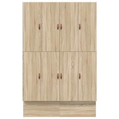 Struttura letto con contenitore con cassetto Rovere Sonoma - homemem39