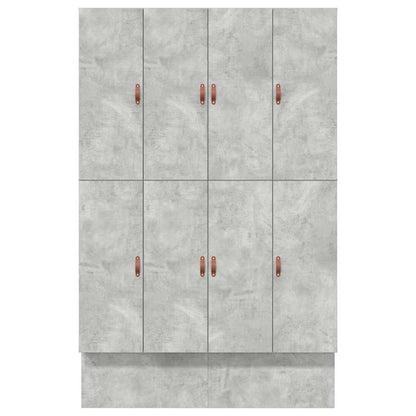 Struttura letto con contenitore con cassetto Grigio cemento - homemem39