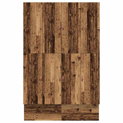 Struttura letto con contenitore Legno vecchio 150 cm | homemem39