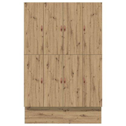 Struttura letto con contenitore Rovere artigianale 150 cm | homemem39