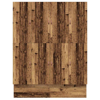 Struttura letto con contenitore con cassetto Legno vecchio - homemem39