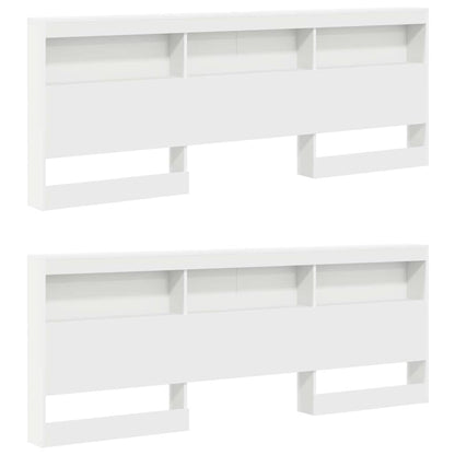 Letto Libreria Bianco 180 x 200 cm Legno multistrato | homemem39