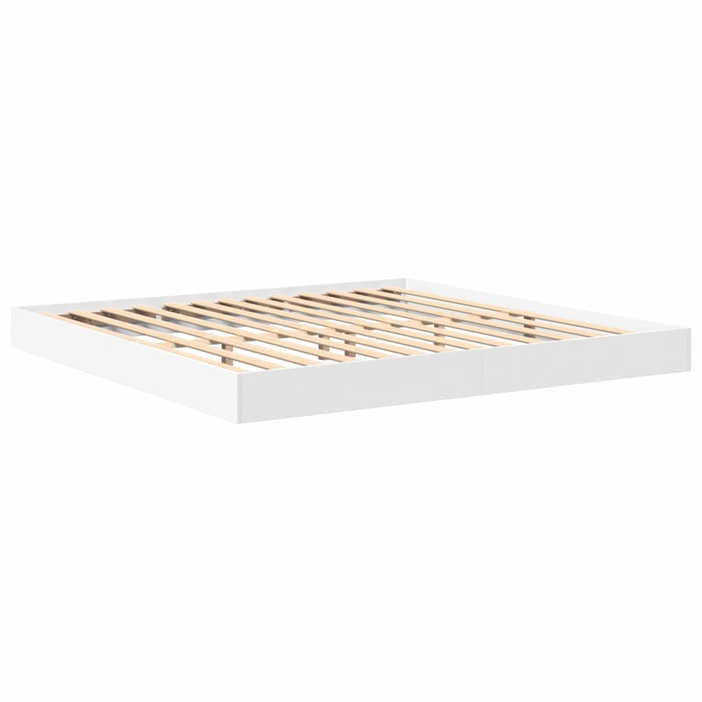 Letto Libreria Bianco 180 x 200 cm Legno multistrato | homemem39