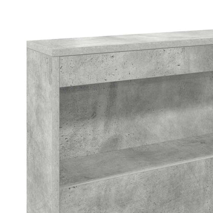 Letto Libreria Grigio cemento 75 x 190 cm Legno multistrato | homemem39