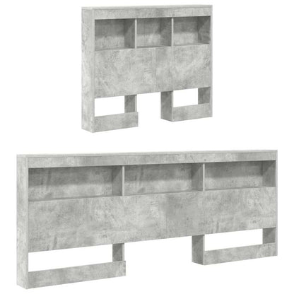 Letto Libreria Grigio cemento 75 x 190 cm Legno multistrato | homemem39