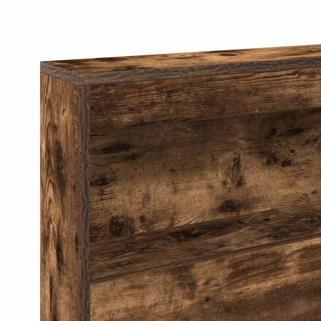 Letto Libreria Rovere fumo 75 x 190 cm Legno multistrato - homemem39