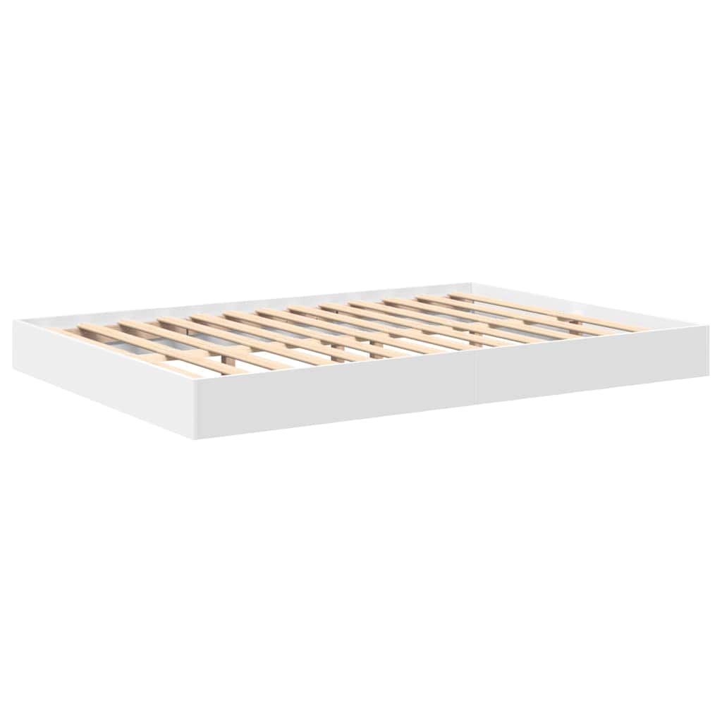 Letto Libreria Bianco 135 x 190 cm Legno ingegnerizzato | homemem39