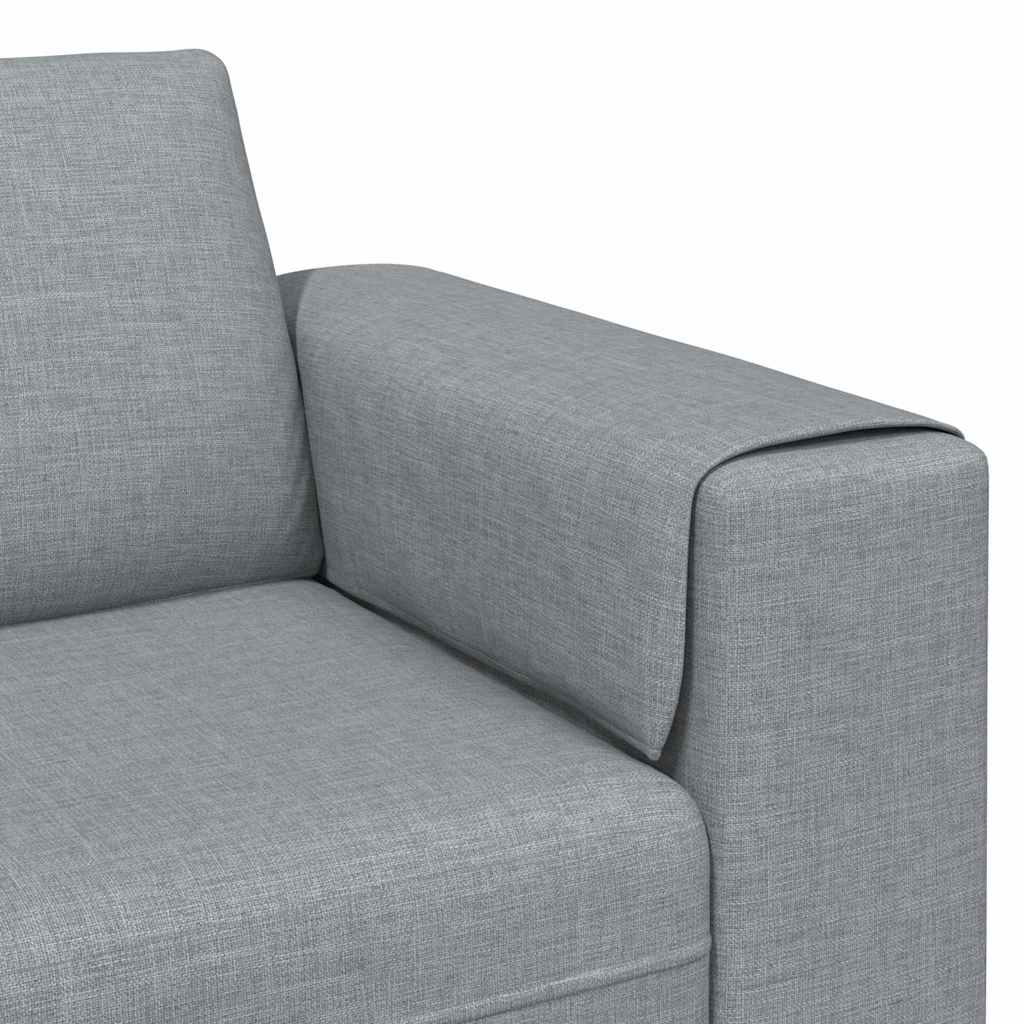 Divano per Soggiorno Grigio chiaro 250 x 77 x 76 cm Poliestere | homemem39