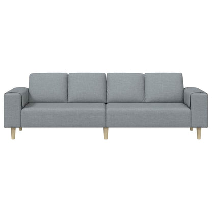 Divano per Soggiorno Grigio chiaro 250 x 77 x 76 cm Poliestere | homemem39
