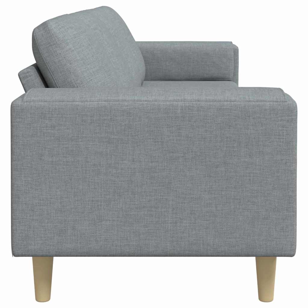 Divano per Soggiorno Grigio chiaro 250 x 77 x 76 cm Poliestere | homemem39