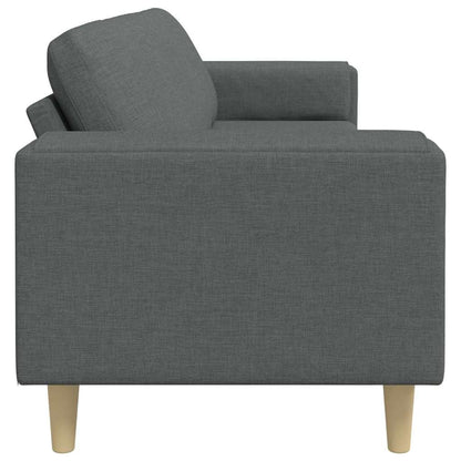 Set di divani Grigio scuro Tessuto
