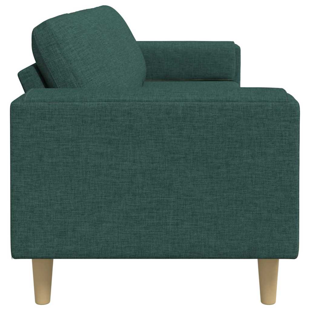 Divano per Soggiorno Verde Scuro 250 x 77 x 76 cm Poliestere | homemem39