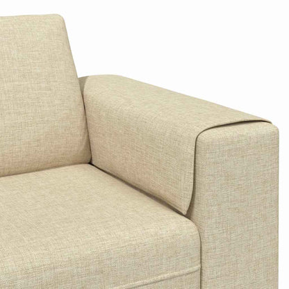 Divano per Soggiorno Crema 250 x 77 x 76 cm Poliestere | homemem39