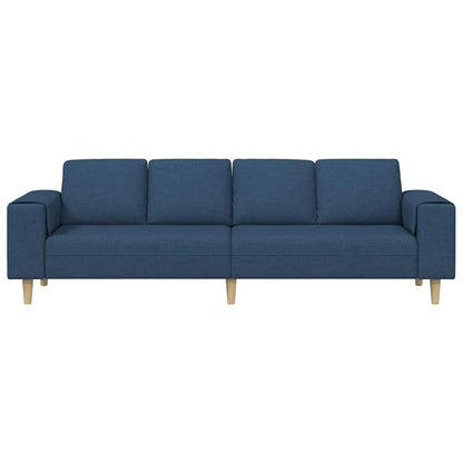 Divano per Soggiorno Blu 250 x 77 x 76 cm Poliestere | homemem39