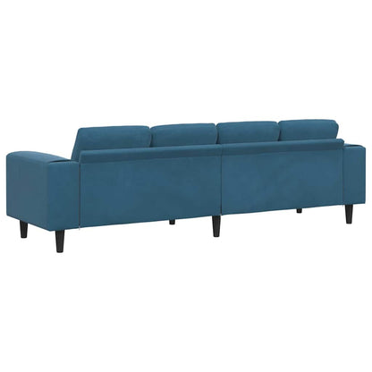 Set di divani Blu Velluto
