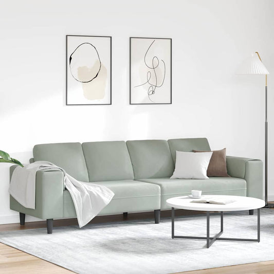 Set di divani Grigio chiaro Velluto