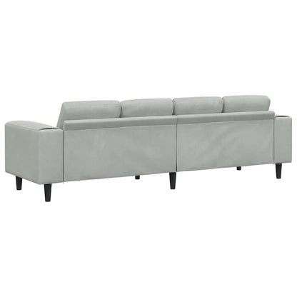 Set di divani Grigio chiaro Velluto
