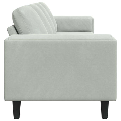 Set di divani Grigio chiaro Velluto