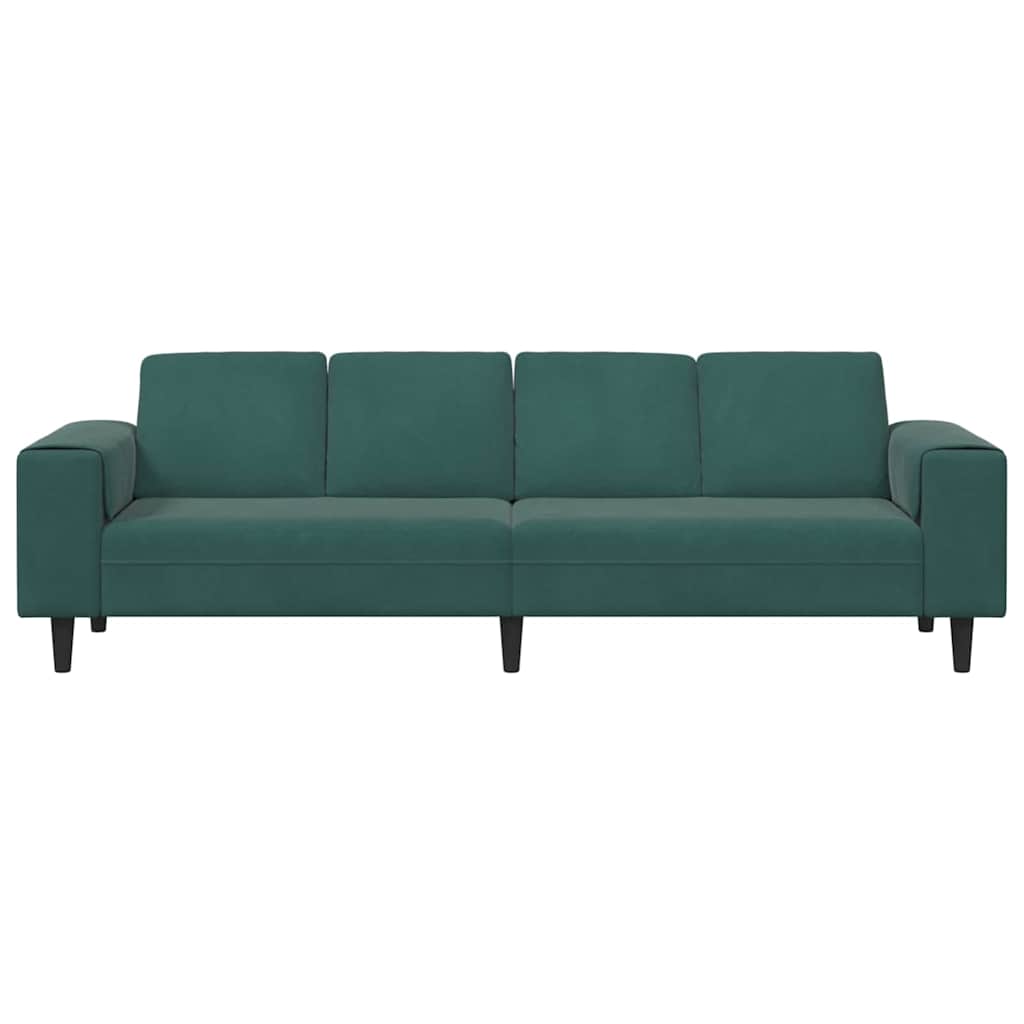 Divano per Soggiorno Verde Scuro 250 x 77 x 76 cm | homemem39