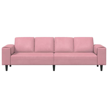Divano per Soggiorno Rosa 250 x 77 x 76 cm | homemem39