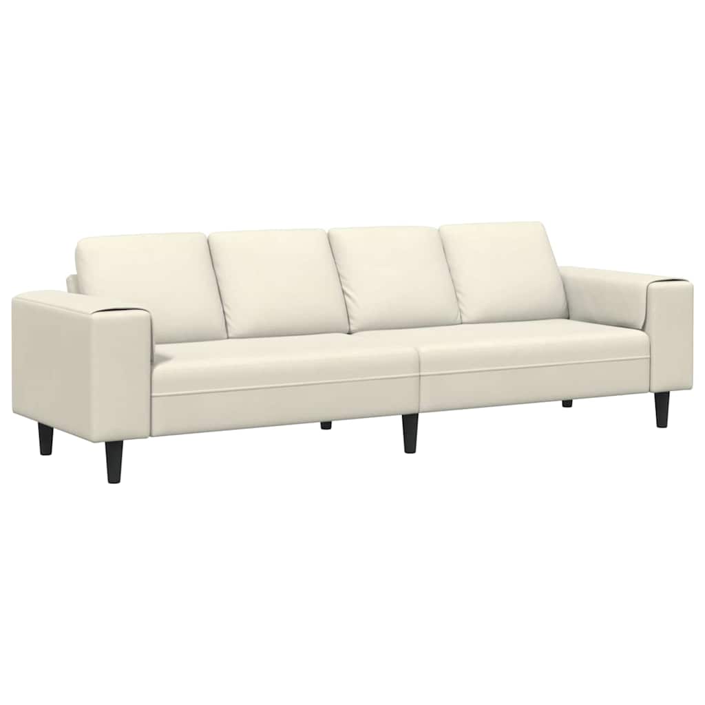 Divano per Soggiorno Crema 250 x 77 x 76 cm | homemem39