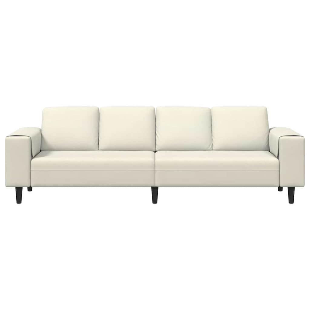 Divano per Soggiorno Crema 250 x 77 x 76 cm | homemem39