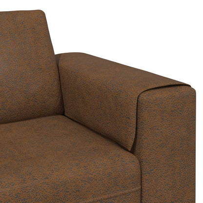 Divano per Soggiorno Marrone 250 x 77 x 76 cm