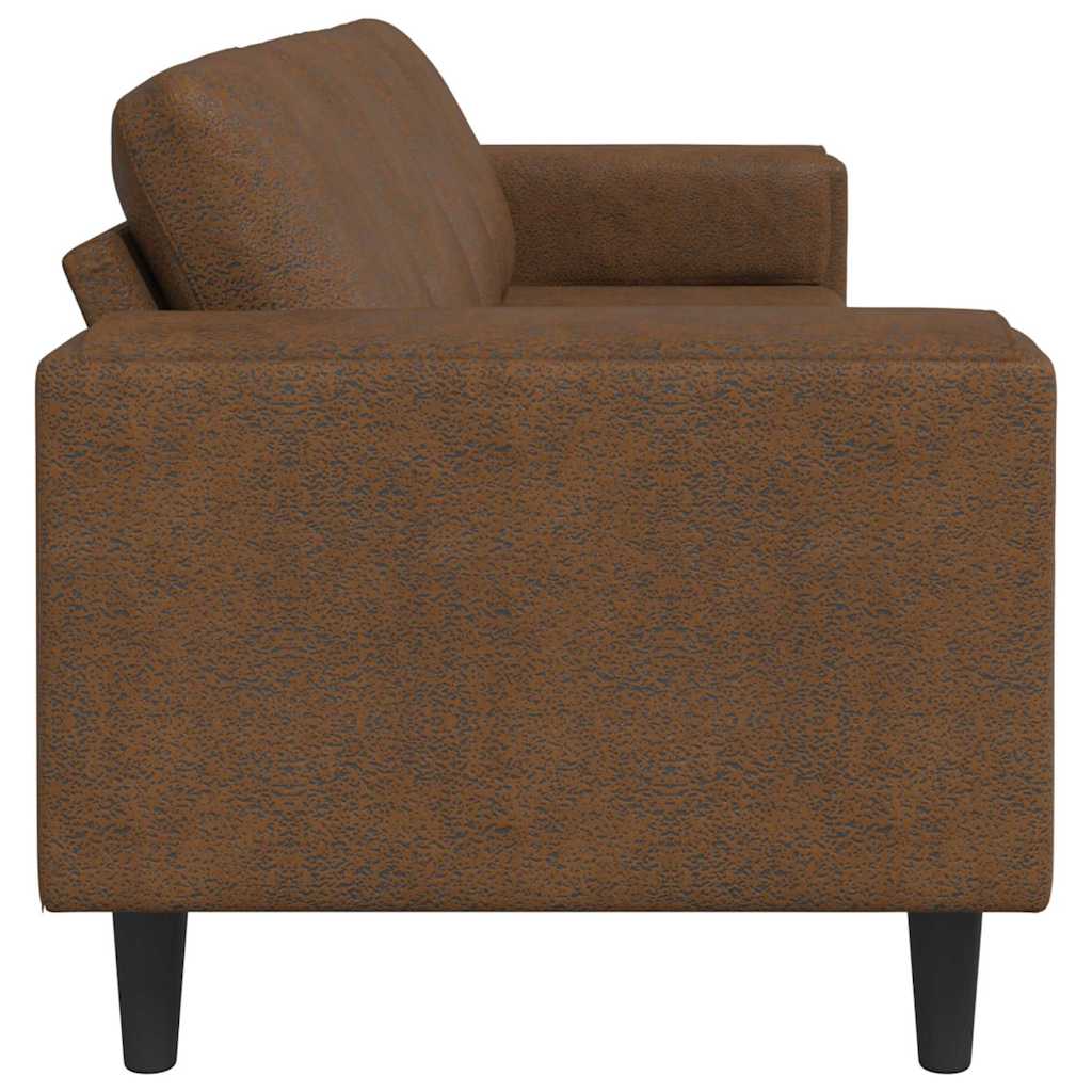 Divano per Soggiorno Marrone 250 x 77 x 76 cm