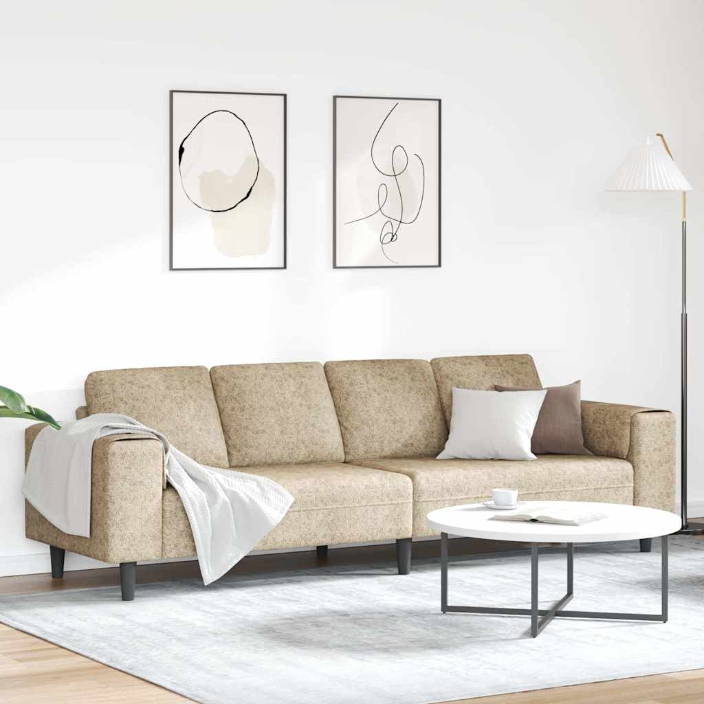 Divano per Soggiorno Grigio chiaro 250 x 77 x 76 cm