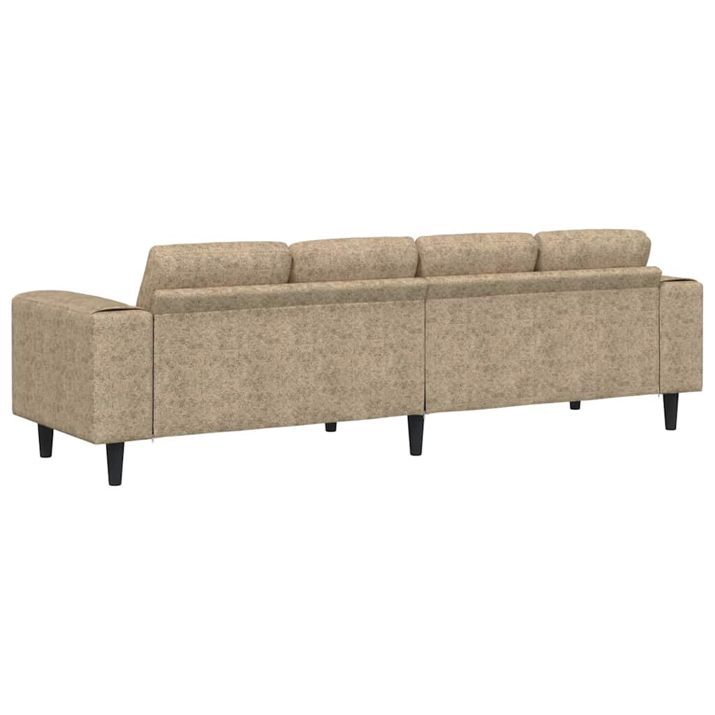 Divano per Soggiorno Grigio chiaro 250 x 77 x 76 cm | homemem39
