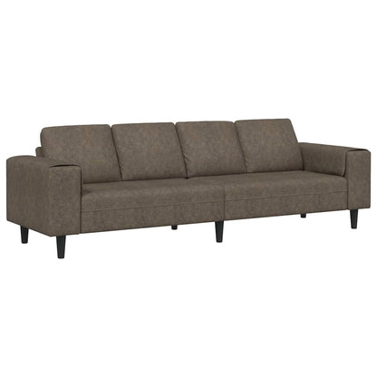 Divano per Soggiorno Grigio scuro 250 x 77 x 76 cm | homemem39