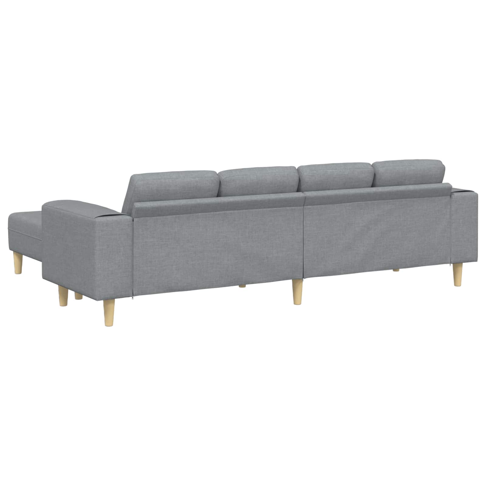 Divano per Soggiorno 3 pcs Grigio chiaro Poliestere | homemem39
