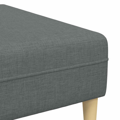 Divano per Soggiorno 3 pcs Grigio scuro Poliestere | homemem39
