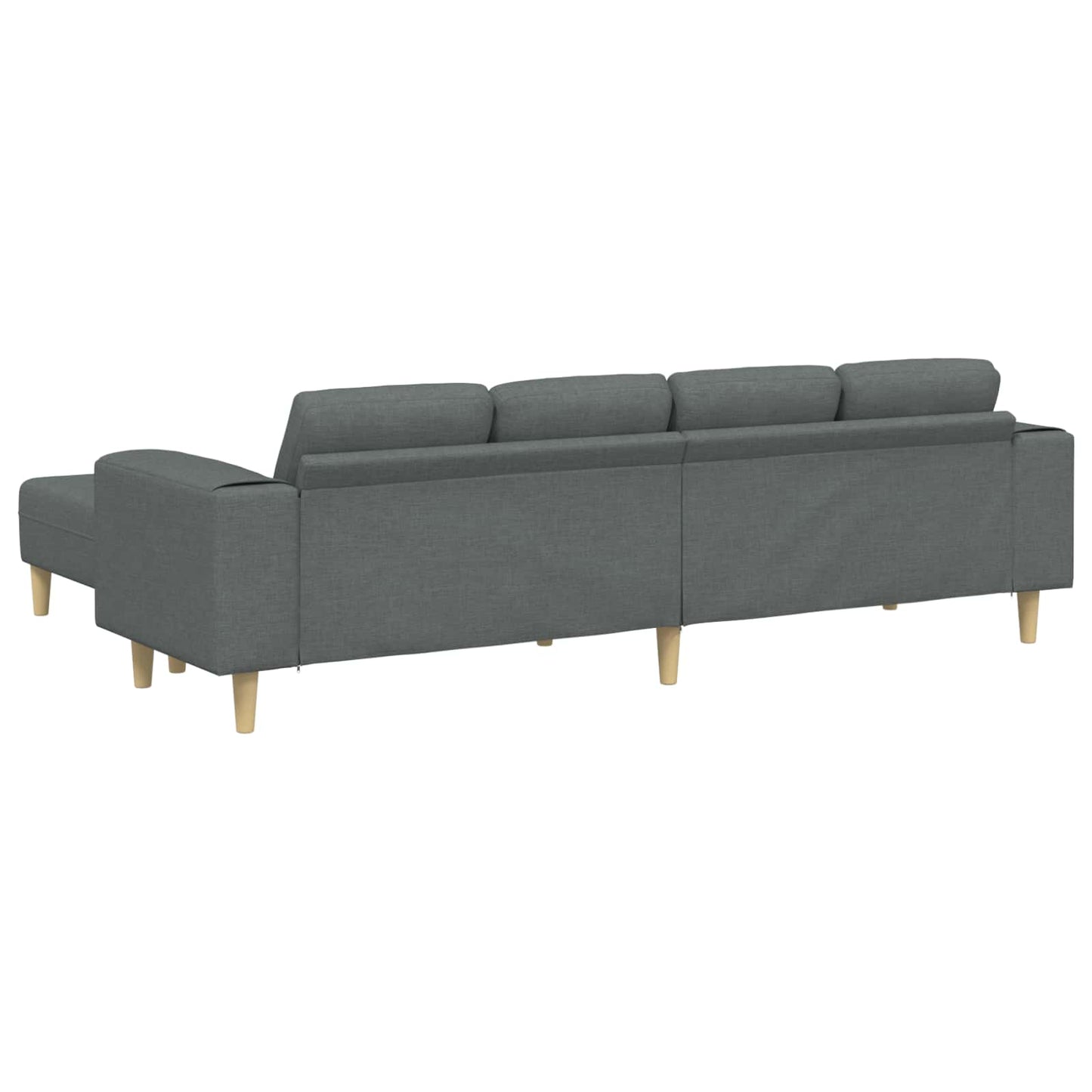 Divano per Soggiorno 3 pcs Grigio scuro Poliestere | homemem39