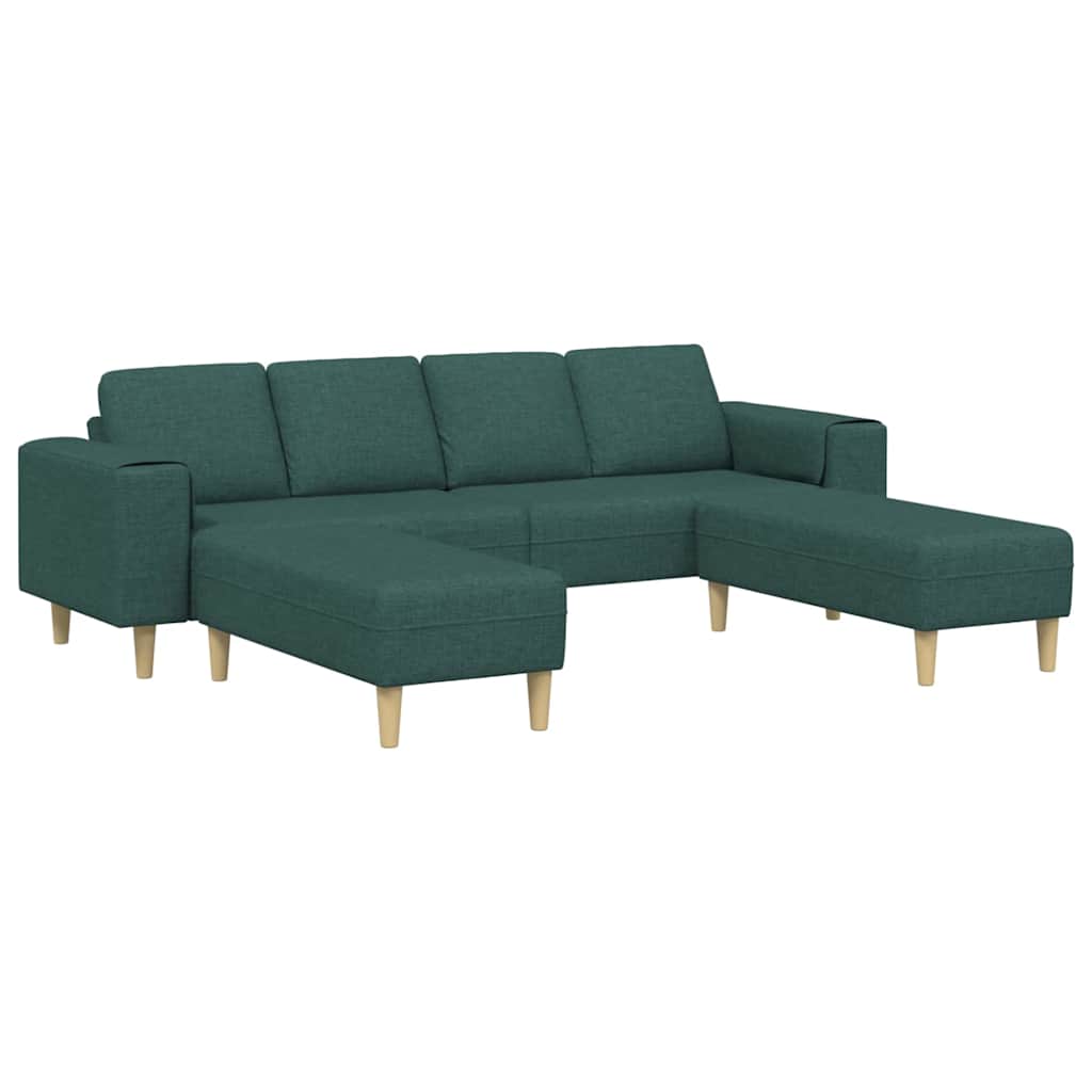 Set di divani Verde scuro Tessuto - homemem39