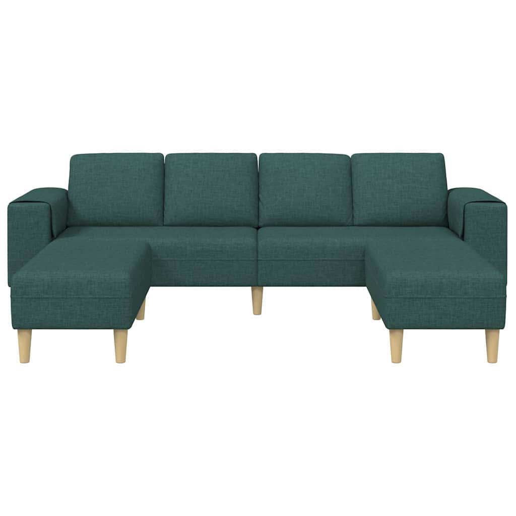 Set di divani Verde scuro Tessuto - homemem39