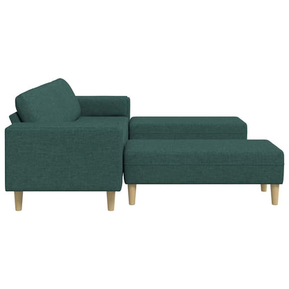 Set di divani Verde scuro Tessuto - homemem39