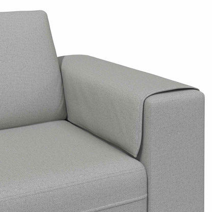 Divano per Soggiorno 3 pcs Grigio Nuvola 250 x 188 x 76 cm | homemem39