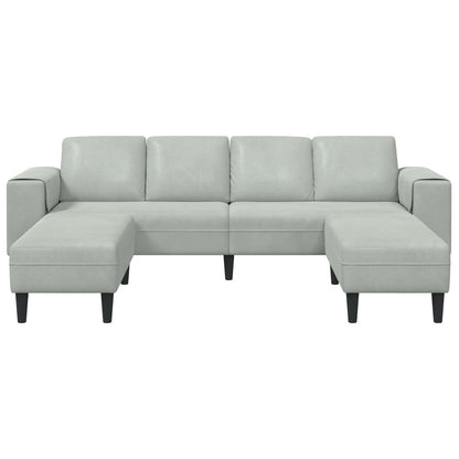 Divano per Soggiorno 3 pcs Grigio chiaro 250 x 188 x 76 cm | homemem39
