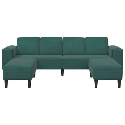Set di divani Verde scuro Velluto - homemem39