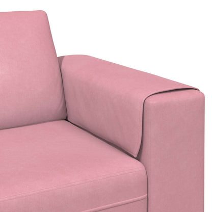 Divano per Soggiorno 3 pz Rosa