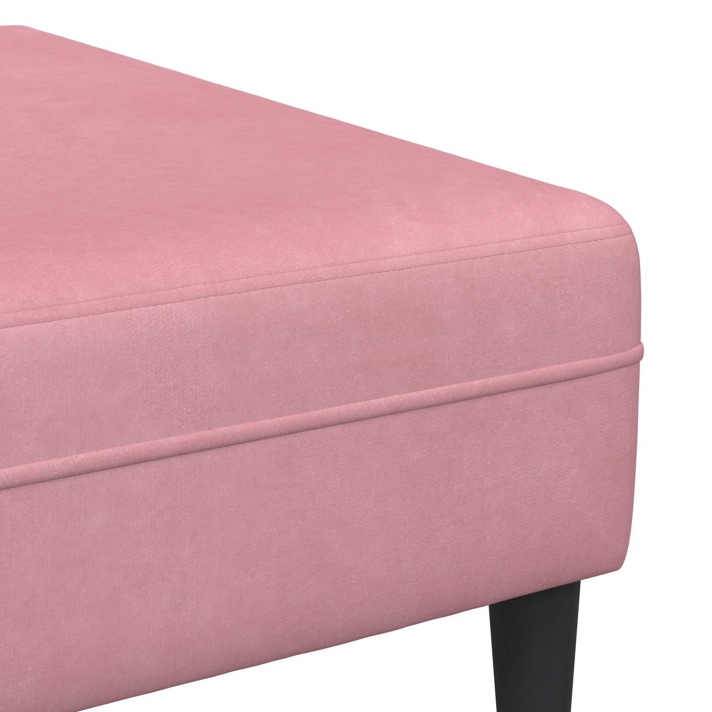 Divano per Soggiorno 3 pz Rosa